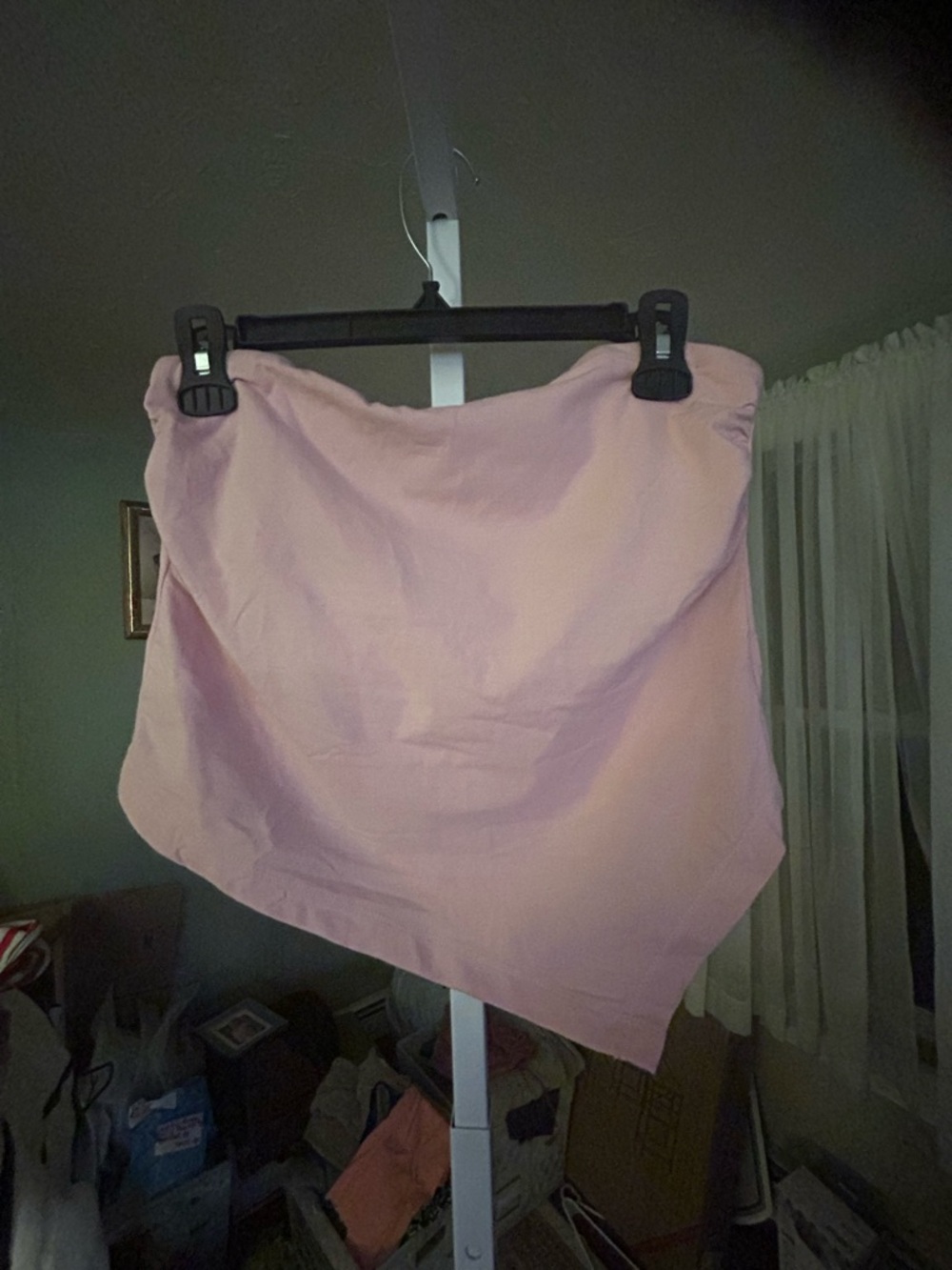 Free People Intimately  Light Pink Asymmetrical Shirt with built in bra